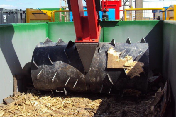 Roller Crush for Timber Pallets Recycling Facility Equipment