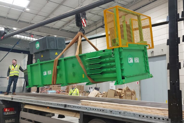 H50 Heavy Duty Horizontal Compactor Recycling Facility Equipment | LSM
