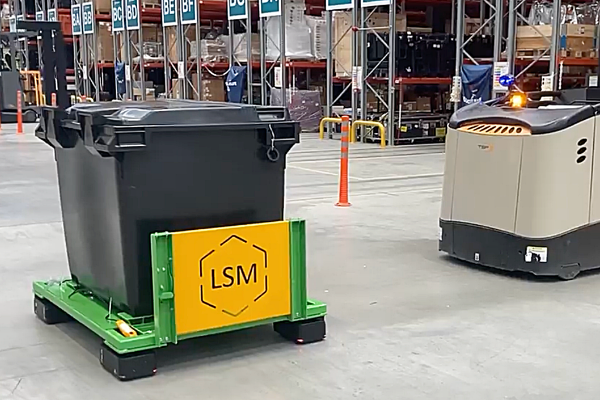 Autonomous Carting System Recycling Facility Equipment