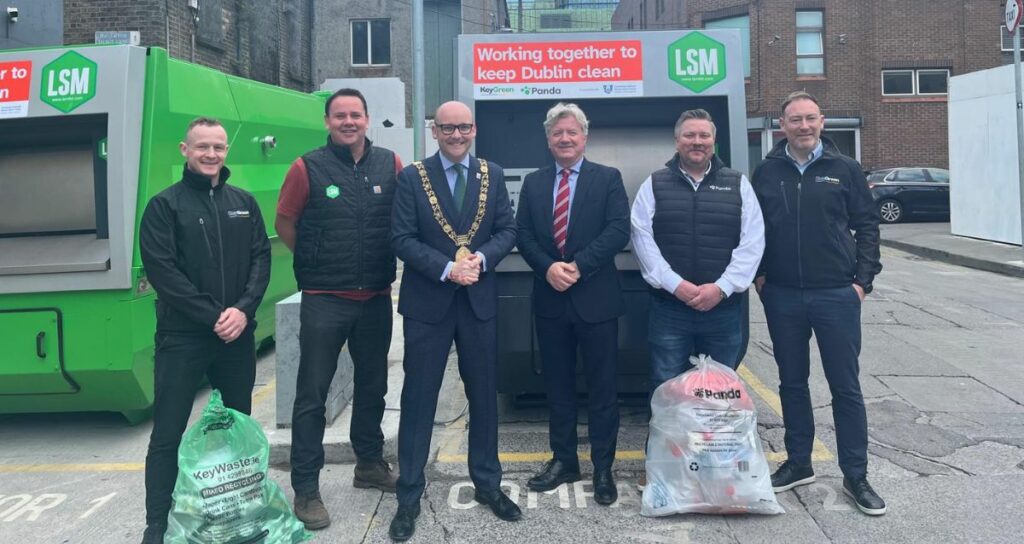 LSM pictured at Dublin City Council Waste Compactor Scheme phase 2 launch