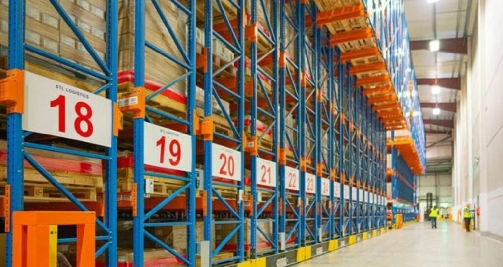 Photo of logistics warehouse