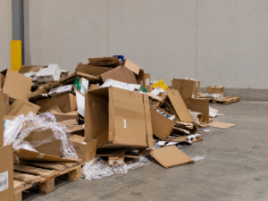 Messy Empty Boxes